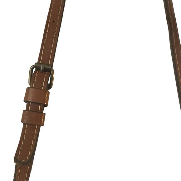 Patricia Nash Antique Floral Leather Round Metal Crossbody Bag Purse - Picture 4 of 11